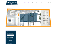 Tablet Screenshot of alusign.pl